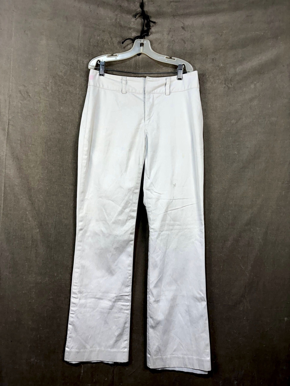 White Banana Republic Martin Stretch Pants, Size 4L